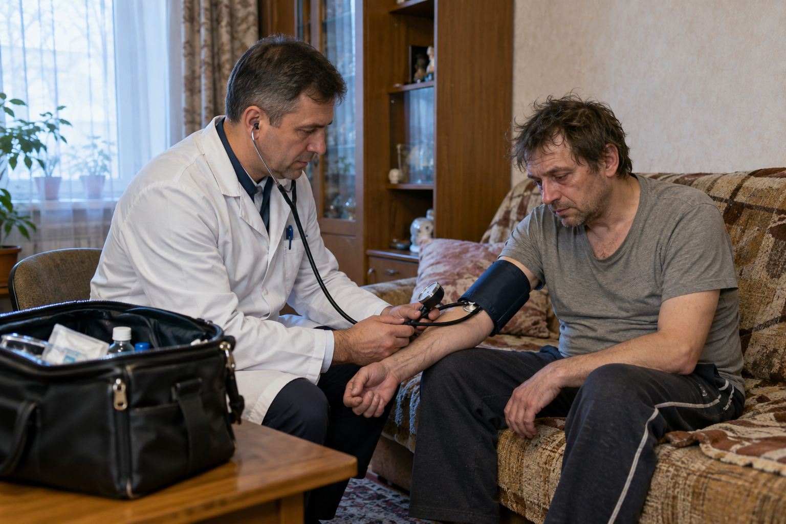 Медицинский персонал в клинике